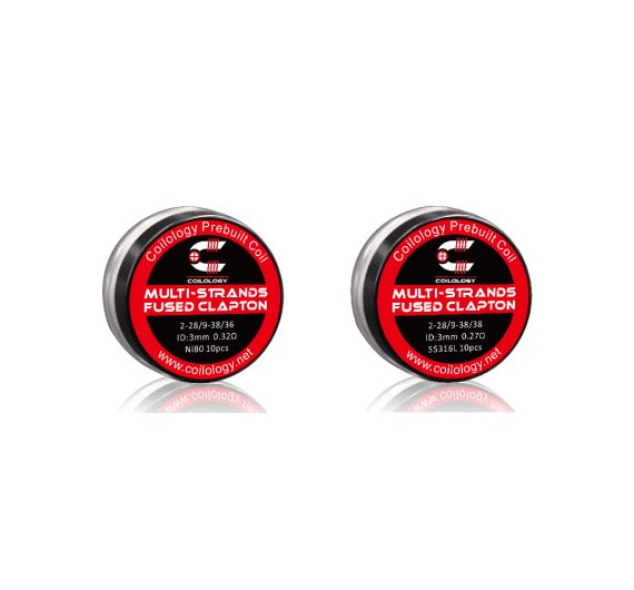 Coilology Multi-Strands Fused Clapton - 10 coils