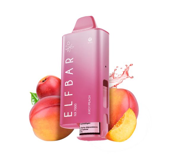 Elfbar Nx 7000 - 20mg - Hybrid System Juicy Peach Elfbar Nx 7000 - 20mg - Hybrid System Juicy Peach