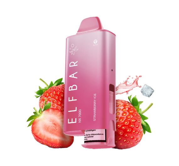 Elfbar Nx 7000 - 20mg - Hybrid System Strawberry Ice