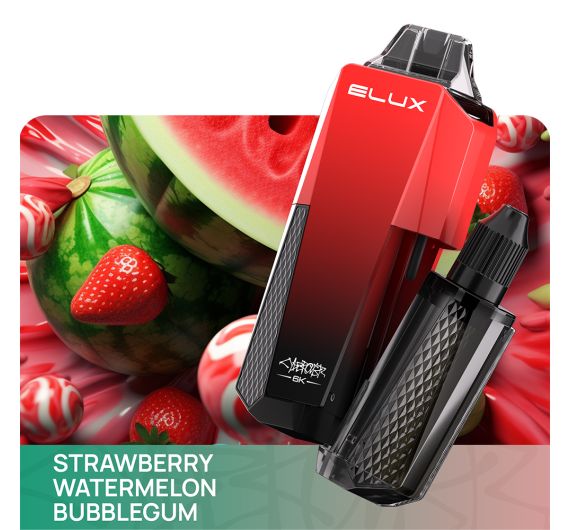 Elux Cyberover 6K - 20mg - Hybrid System Strawberry Watermelon Bubblegum Elux Cyberover 6K - 20mg - Hybrid System Strawberry Watermelon Bubblegum