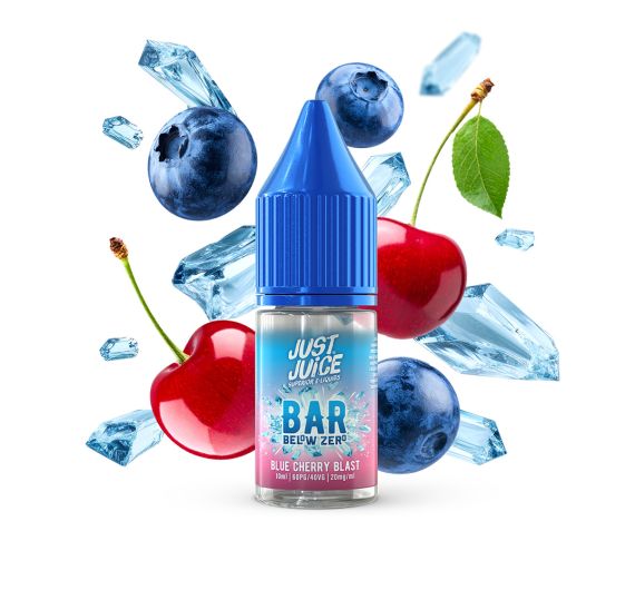 Just Juice Below Zero - Blue Cherry Blast - E-liquide 10ml Just Juice Below Zero - Blue Cherry Blast - E-liquide 10ml