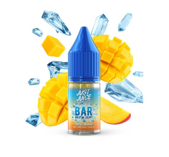 Just Juice Below Zero - Triple mangue - E-liquide 10ml Just Juice Below Zero - Triple mangue - E-liquide 10ml