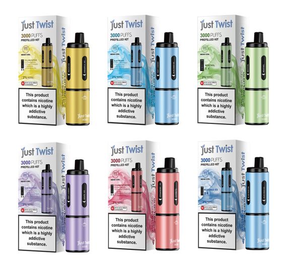 Just Twist 3000 - Sels de nicotine 20 mg - Système hybride