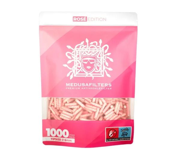 Medusafilters - Filtres à charbon actif Rosé 1000 pcs