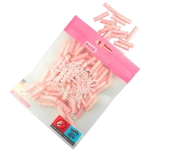 Medusafilters - Filtres à charbon actif Rosé 100 pcs