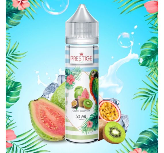 Prestige FRUITS - Kiwi, fruit de la passion, goyave - E-liquide 50/60 ml (Shortfill) Prestige FRUITS - Kiwi, fruit de la passion, goyave - E-liquide 50/60 ml (Shortfill)