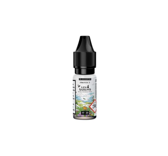 Protect - Les 4 Saisons - Bonbon Violette Framboise - Printemps - E-liquide 10ml (Sels de nicotine)
