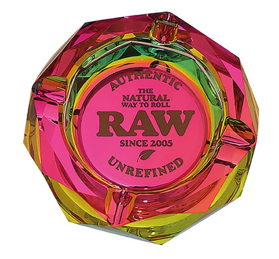 Raw - Cendrier en verre cristal - RAINBOW