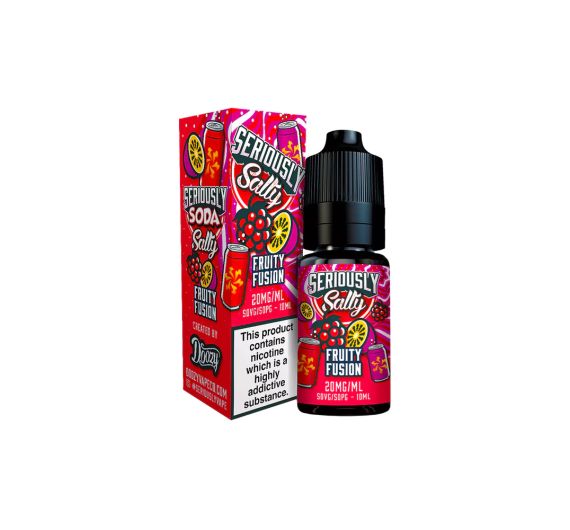 Seriously SODA Series - Fruity Fusion - E-liquide 10 ml (Sels de nicotine) Seriously SODA Series - Fruity Fusion - E-liquide 10 ml (Sels de nicotine)
