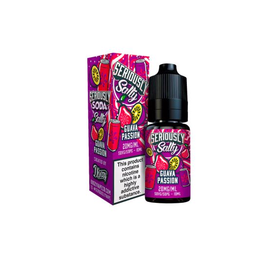 Seriously SODA Series - Guava Passion - E-liquide 10 ml (Sels de nicotine) Seriously SODA Series - Guava Passion - E-liquide 10 ml (Sels de nicotine)