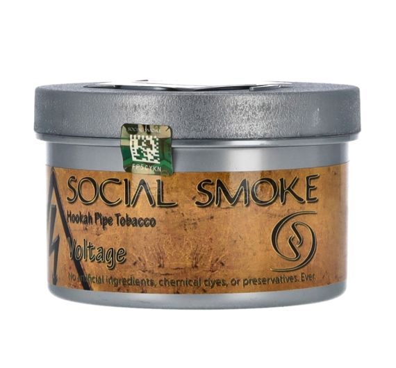 Social Smoke - Voltage - 250g - Tabac à chicha Social Smoke - Voltage - 250g - Tabac à chicha