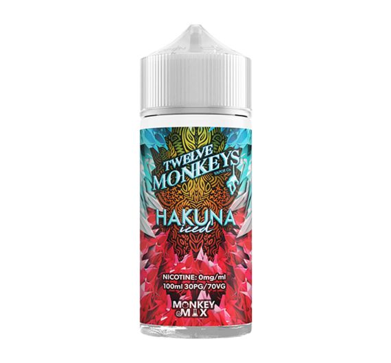Twelve Monkey - Hakuna ICED - 100/120ml Liquide (Shortfill) Twelve Monkey - Hakuna ICED - 100/120ml Liquide (Shortfill)