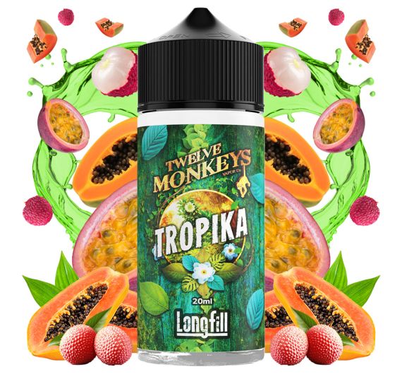 Twelve Monkeys Classic - Tropika - Arôme Longfill 20/120 ml Twelve Monkeys Classic - Tropika - Arôme Longfill 20/120 ml