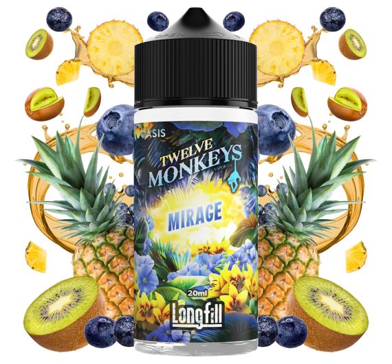 Twelve Monkeys Oasis - Mirage - Arôme Longfill 20/120 ml Twelve Monkeys Oasis - Mirage - Arôme Longfill 20/120 ml