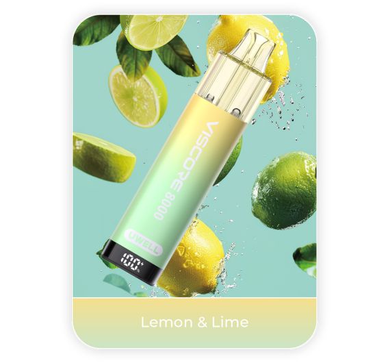 Uwell Viscore 8000 - NS20mg - Hybrid System Lemon & Lime Uwell Viscore 8000 - NS20mg - Hybrid System Lemon & Lime