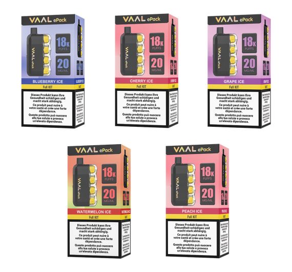 Vaal E-Pack - 20mg NS - Système Hybride Vaal E-Pack - 20mg NS - Système Hybride