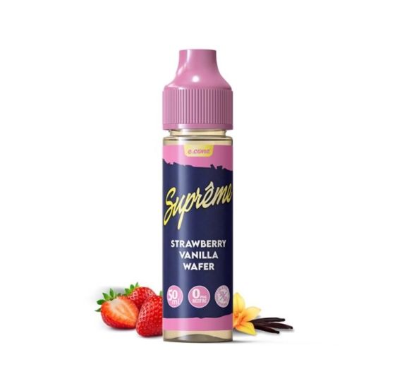Vape Maker Supreme - Fraise vanille - E-liquide 50/70 ml (Shortfill)