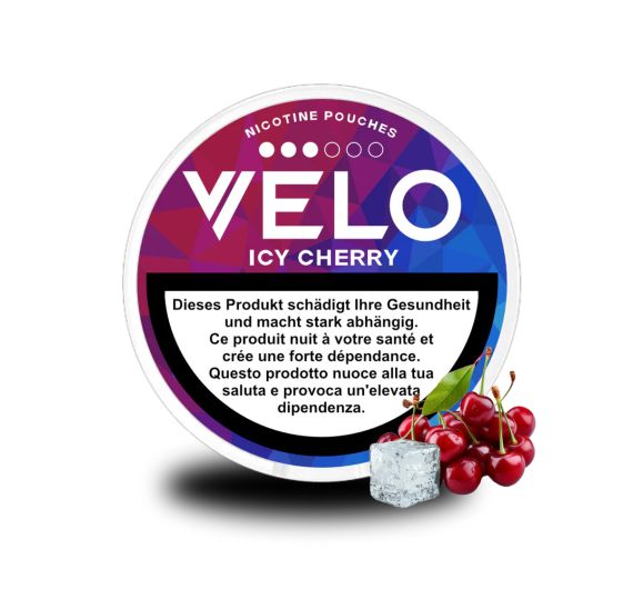 VELO - Icy Cherry - Pouches de nicotine - 14,3 mg VELO - Icy Cherry - Pouches de nicotine - 14,3 mg