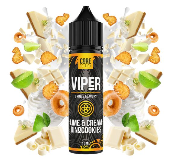 Viper - Golden Owl Dinocookies citron vert & crème - 10/60ml Arôme Longfill