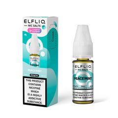 ElfBar Elfliq - Peace Mint - 10ml Liquide (Sel de Nicotine) ElfBar Elfliq - Peace Mint - 10ml Liquide (Sel de Nicotine)