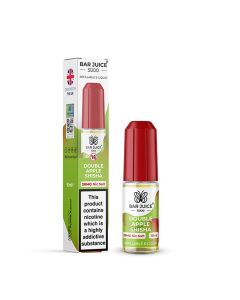 Bar Juice 5000 - Double Apple Shisha - 10ml Liquide (Sel de nicotine) Bar Juice 5000 - Double Apple Shisha - 10ml Liquide (Sel de nicotine)