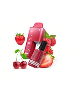 Elfbar AF5000 - NS20mg - Einweg E-Zigarette Strawberry Raspberry Cherry Ice