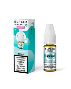 ElfBar Elfliq - Peace Mint - E-liquide 10 ml (Sels de nicotine)