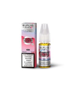 ElfBar Elfliq - Fraise, framboise et cerise glacées - E-liquide 10 ml (Sels de nicotine)