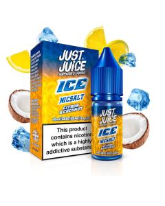 Just Juice Ice - Cédrat & noix de coco - E-liquide 10ml (Sels de nicotine) Just Juice Ice - Cédrat & noix de coco - E-liquide 10ml (Sels de nicotine)