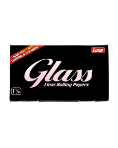 Luxe Glass - Feuilles à rouler transparentes 1¼ Luxe Glass - Feuilles à rouler transparentes 1¼