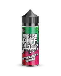 Moreish Puff Candy - Pastèque et cerise - E-liquide 100/120 ml (Shortfill) Moreish Puff Candy - Pastèque et cerise - E-liquide 100/120 ml (Shortfill)