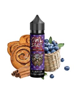 OWL Salt - Roulé cannelle myrtille - 10/60ml Arôme Longfill