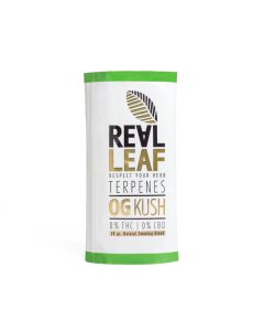 Real Leaf - OG Kush aux terpènes - 20 g - Substitut de tabac Real Leaf - OG Kush aux terpènes - 20 g - Substitut de tabac