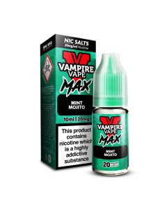 Vampire Vape MAX - Mojito menthe - E-liquide 10ml (Sels de nicotine) Vampire Vape MAX - Mojito menthe - E-liquide 10ml (Sels de nicotine)