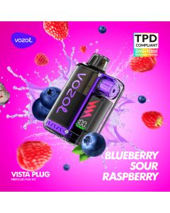 Vozol VISTA Plug Kit - 20mg - Hybrid System Blueberry Sour Raspberry