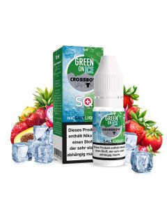 Crossbow - Green on Ice - 10ml Liquide (20mg Sels de Nicotine) Crossbow - Green on Ice - 10ml Liquide (20mg Sels de Nicotine)