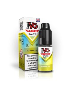 IVG - Intense - Banana Ice - 10ml Liquide (Sel de nicotine) IVG - Intense - Banana Ice - 10ml Liquide (Sel de nicotine)