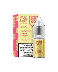 Pod Salt Nexus - Strawberry Banana Rhubarb - 10ml Liquide (Sels de Nicotine) Pod Salt Nexus - Strawberry Banana Rhubarb - 10ml Liquide (Sels de Nicotine)