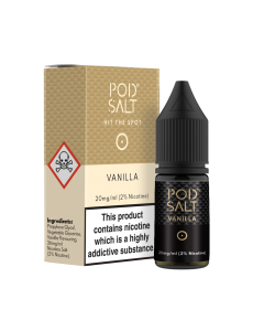 Pod Salt - Vanilla - 10ml Liquide (20mg Sels de Nicotine) Pod Salt - Vanilla - 10ml Liquide (20mg Sels de Nicotine)