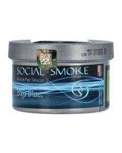 Social Smoke - Baja Blue - 100g - Tabac à Chicha Social Smoke - Baja Blue - 100g - Tabac à Chicha