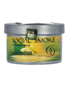 Social Smoke - Lemon Chill - 100g - Tabac à chicha Social Smoke - Lemon Chill - 100g - Tabac à chicha
