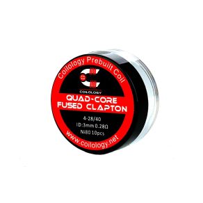 Coilology Quad Core Fused Clapton Coils 10 Stk Coilology Quad Core Fused Clapton Coils 10 Stk