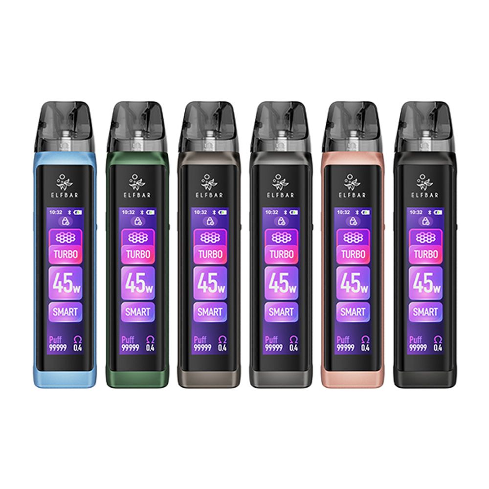 Elfbar Elfx Ultra Podset : 45 W, cran tactile & curseur de flux d'air |  Dampfi