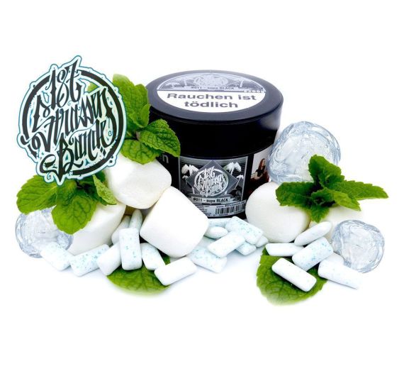 187 Strassenbande - #011 Supa Black - 200g - Shisha Tabac
