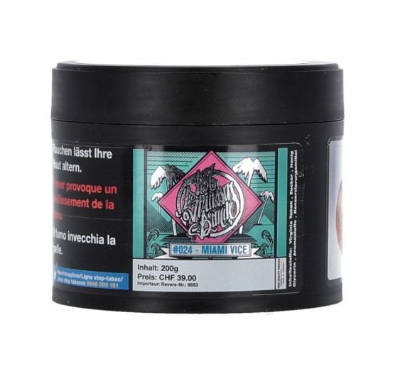 187 Strassenbande - #24 Miami Vice - 200g - Shisha Tabac 187 Strassenbande - #24 Miami Vice - 200g - Shisha Tabac