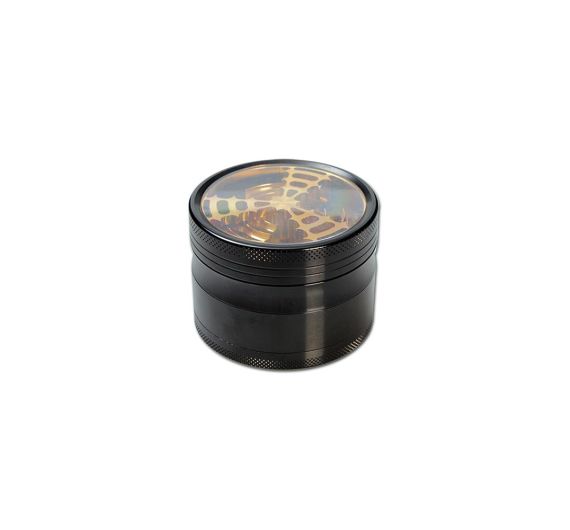 4-teilig Aluminium Fenster Schwarz/Gold - Grinder