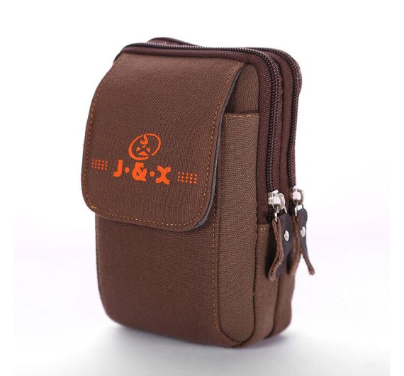 J&X Belt Pouch Sacoche Marron
