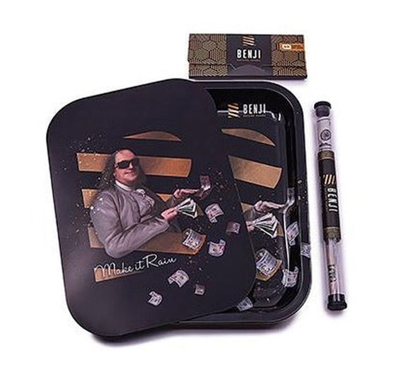 Benji - Mischschale - Metall Tablett avec Couvercle - Make it Rain - Kit Benji - Mischschale - Metall Tablett avec Couvercle - Make it Rain - Kit