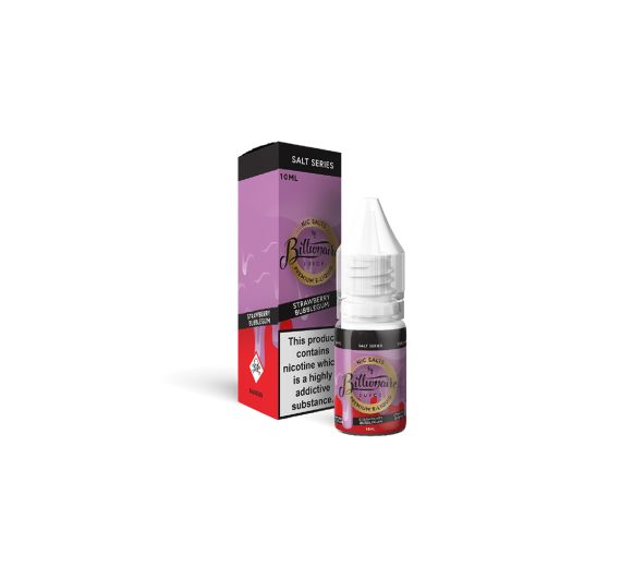 Billionaire Juice SALT Series - Fraise Bubblegum - 10ml Liquide (Sel de Nicotine)