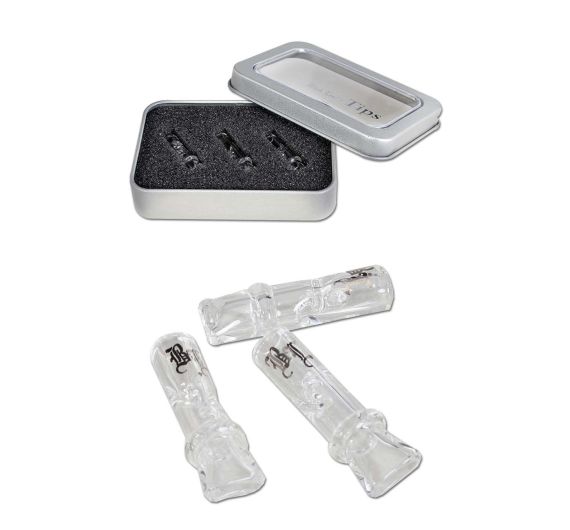Black Leaf - 3 Glastips pour Eindrehen 7mm